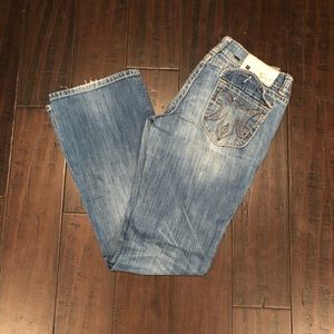 MEK jeans flap pocket, boot cut
